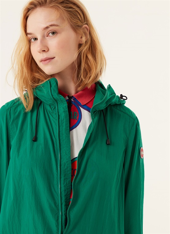 giacca lunga packable effetto stropicciato giacca lunga packable effetto stropicciato