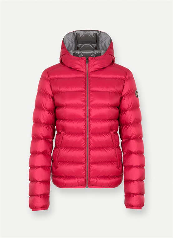 short hooded down jacket