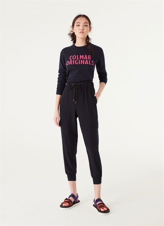 pullover con scritta jacquard pullover con scritta jacquard