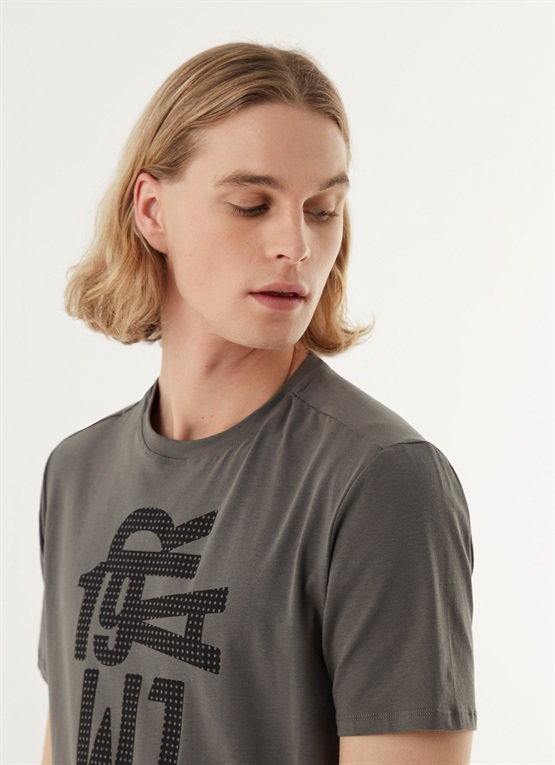 Colmar Outdoor Men s T shirt In Stretch Cotton With Lettering Colmar